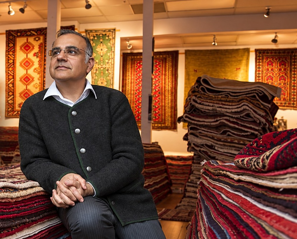 Babak Rezwani in the Victoria showroom