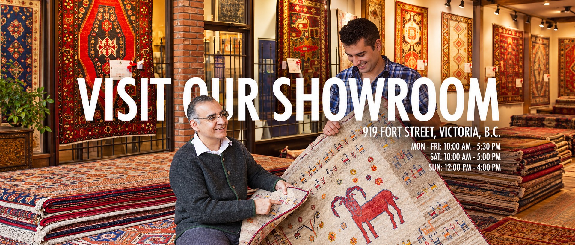 Visit our showroom – 919 Fort Street, Victoria, B.C.