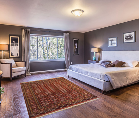 Carpet in a bedroom