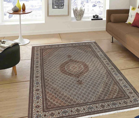 Carpet under a dining table