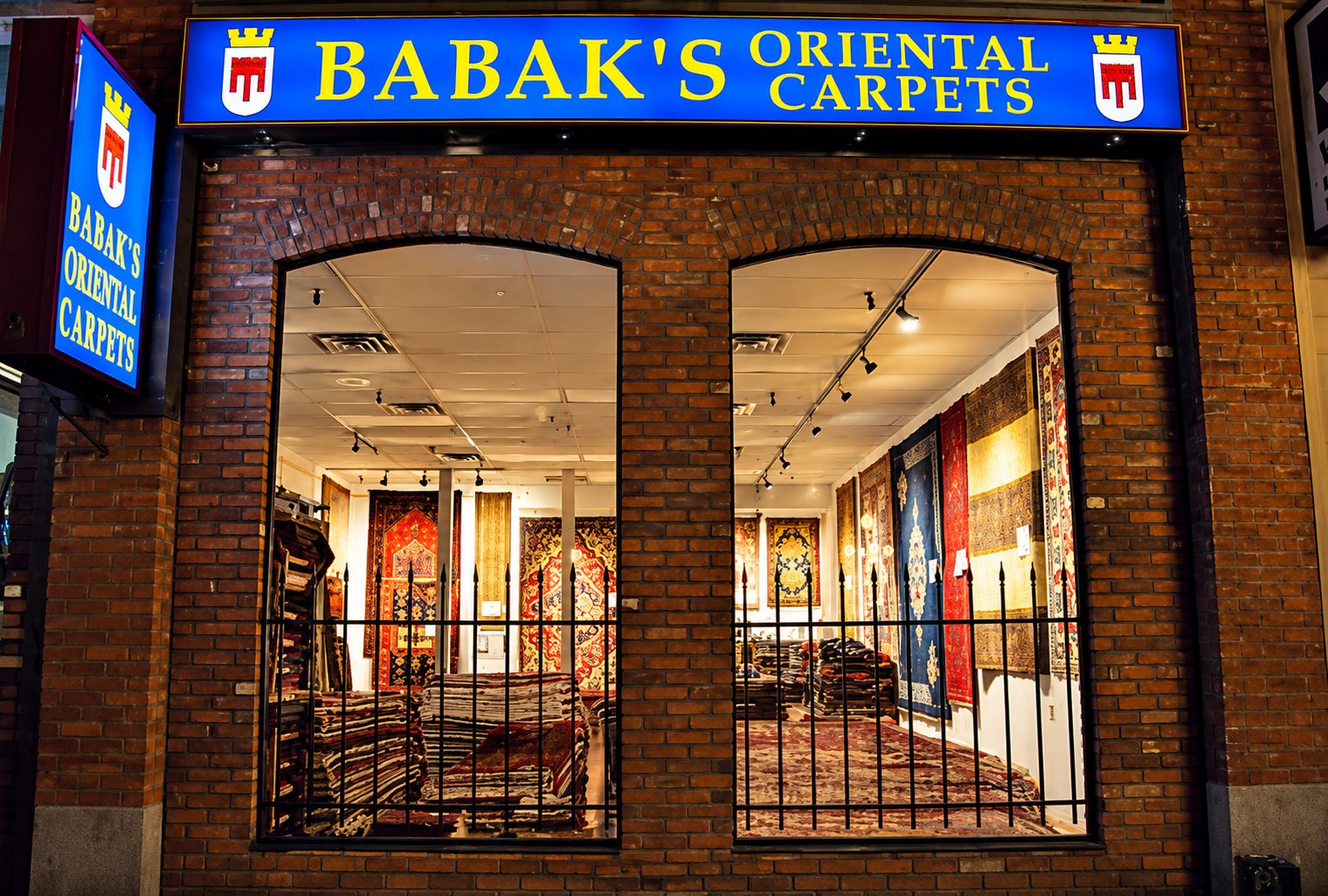 Babak's Oriental Carpets showroom, 919 Fort Street, Victoria