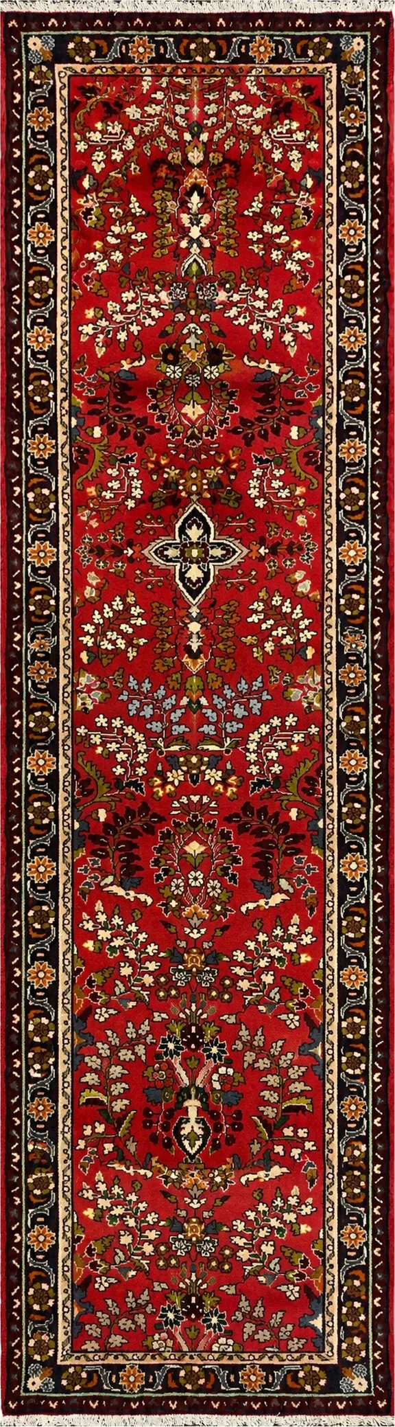 27307-Sarough Hand-Knotted/Handmade Persian Rug/Carpet Traditional Authentic/ Size: 10'3"x 2'9"/313cm x 83cm – photo 1
