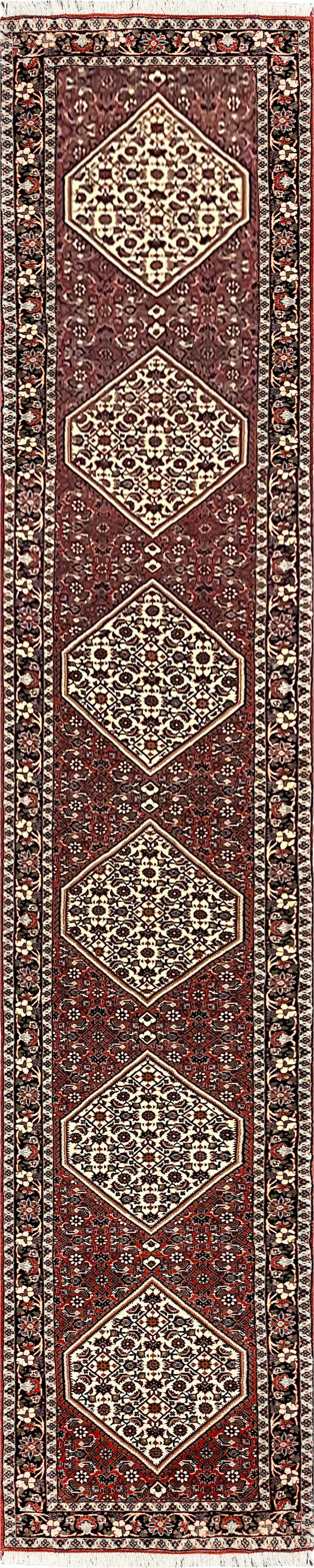 27944-Bidjar Hand-Knotted/Handmade Persian Rug/Carpet Traditional/ Authentic/ Size: 12'8"x 2'6"/386cm x 76cm – photo 1