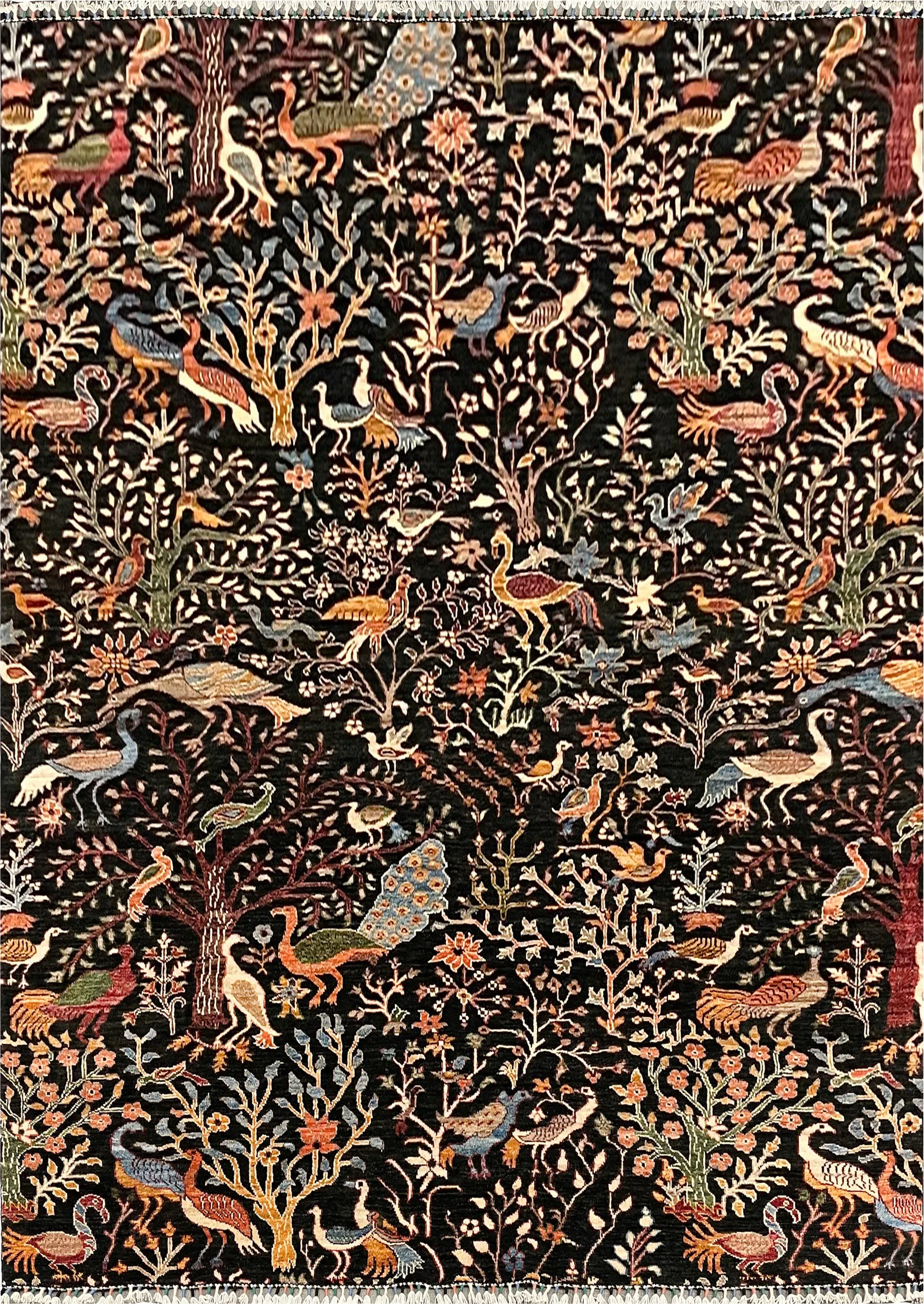 27816-Chobi Ziegler Handmade/Hand-knotted Afghan Rug/Carpet Tribal/Nomadic Authentic/ Size: 9'7" x 6'8" / 292cm x 203cm – photo 1