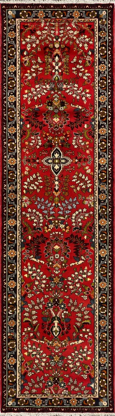 27307-Sarough Hand-Knotted/Handmade Persian Rug/Carpet Traditional Authentic/ Size: 10'3"x 2'9"/313cm x 83cm 10′3″ × 2′9″ · 313 × 83 cm